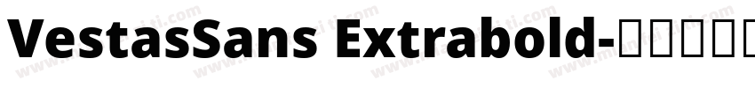 VestasSans Extrabold字体转换